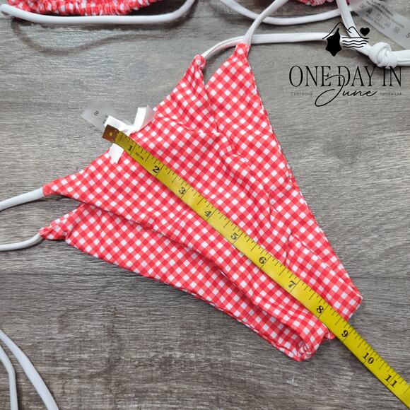 Adisputent Adjustable Triangle Tie Side Bikini Swimsuit Size S - Picture 5 of 6